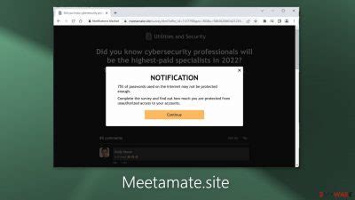 Remove Meetamate.site Ads (Virus Removal Guide)